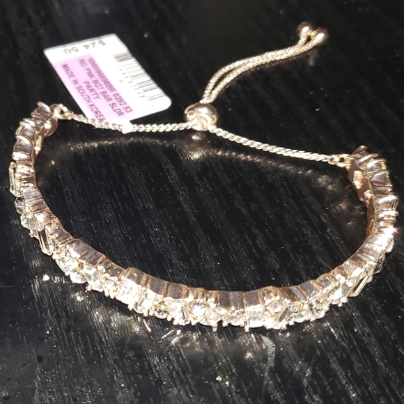 INC Crystal Baguette Slider Bracelet - Picture 5 of 5